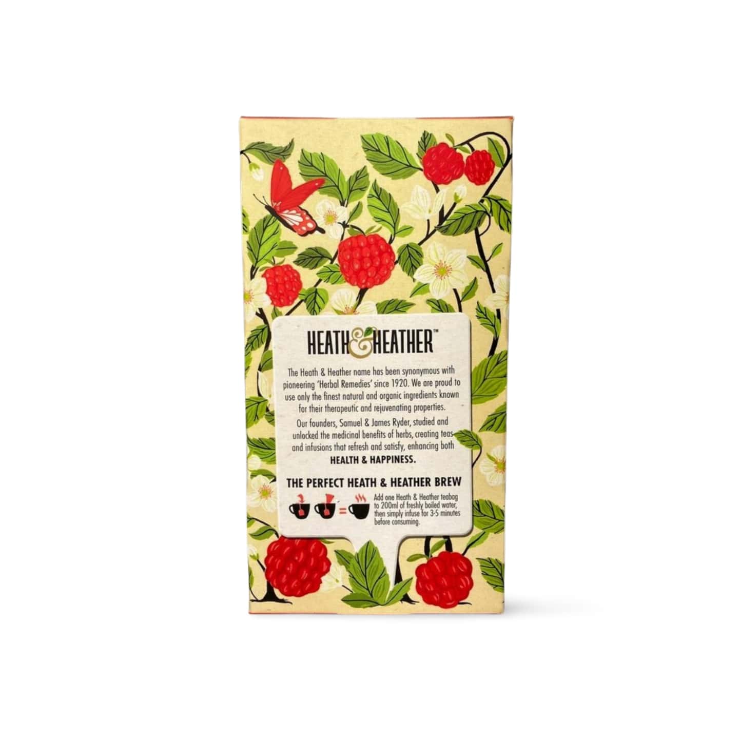 Heath & Heather Raspberry Tea 20 Teabags