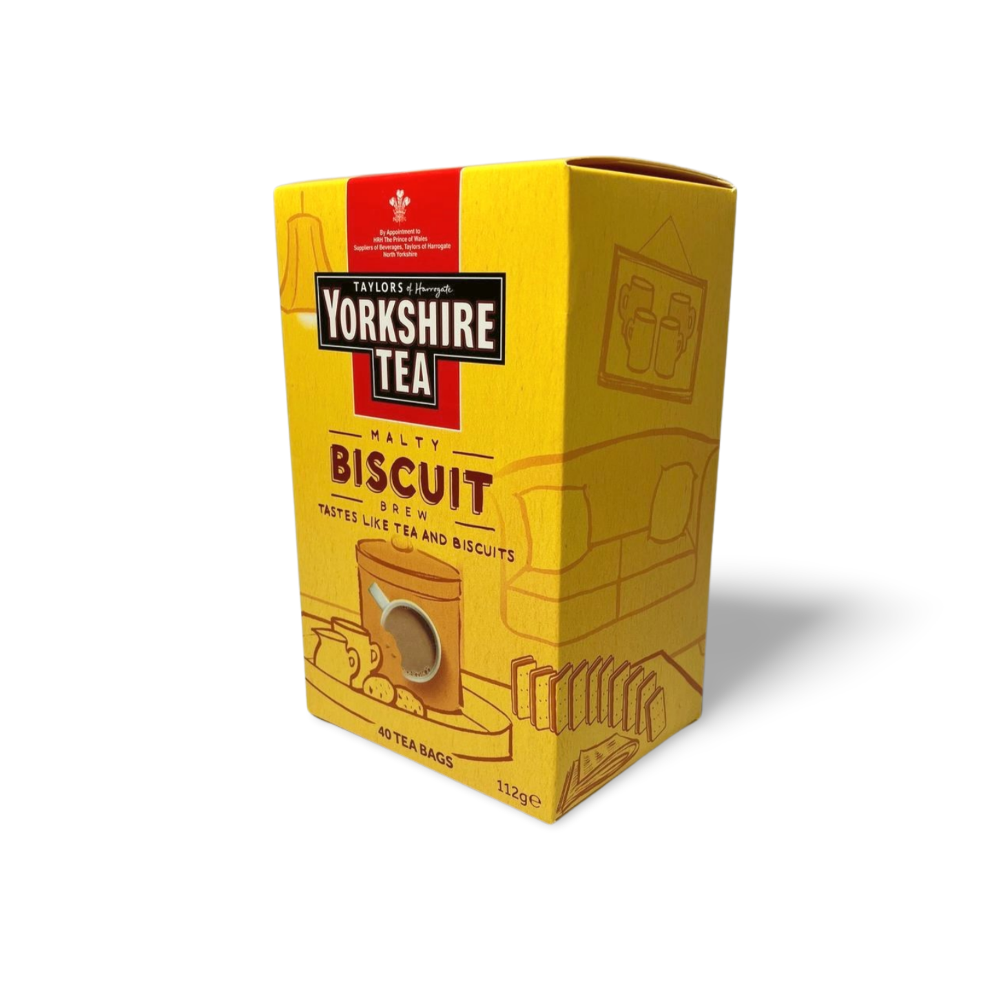 Yorkshire Biscuit Brew 40 Teabags