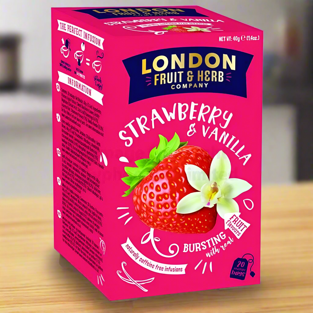 London Fruit & Herb Strawberry & Vanilla Tea